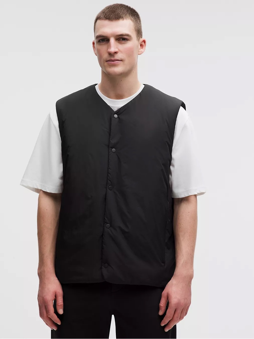 NWT Lululemon ThermoZen Insulated Vest PrimaLoft Gold Super Dark Black Large